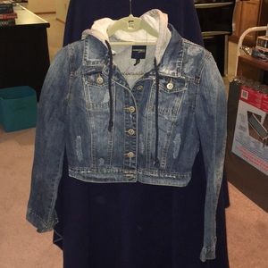 Hooded Jean Jacket